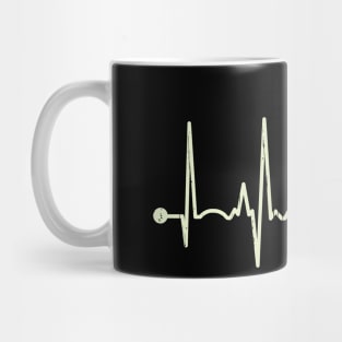 Funny Cocktail Baloon Glass Heartbeat Happy Cocktail Hour Mug